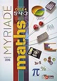 Myriade Cycle 4 - Livre d'exercices de l'élève - Nouveau programme 2016