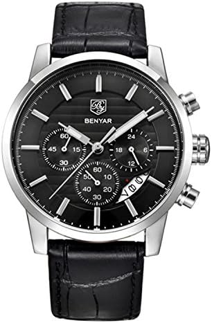 Fashion Chronograph Sport Mens Watches Top Brand Luxury Military Quartz Watch Clock Relogio Masculino-Black Color