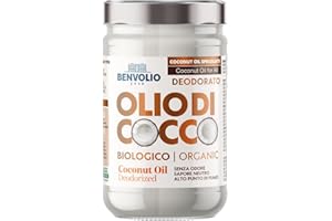 BENVOLIO - Organiczny Odtłuszczony Olej Kokosowy | 950ml | Czysty, wszechstronny i bezwonny | Bez laktozy | Nawilżający do skóry i włosów | Do gotowania i pielęgnacji osobistej | Kokosol