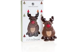 CHOCOLISSIMO Reno de chocolate - chocolate | Navidad | fiesta | regalo | niños | para hombres | para mujeres | casa | adorno | decoracion | dulces | delicioso | exquisito | estatuilla | Nochebuena