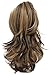 PRETTYSHOP 14" & 110g Hair Piece Ponytail Extension Straight Light Curled Nature Looking Heat-Resisting Different Colors (dark brown mix H60C_4H27)