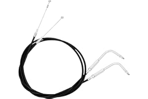 HCmotorku Motorcycle Throttle Cable Wire Fit For Harley Sportster Iron XL883 XL1200 Dyna Softail Fat Boy Heritage Road King 100cm