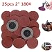 Produktbild ILS - 25 Stücke 2 Inch 180 Grit Roll Lock Sanding Discs R-Type Abrasive Tool