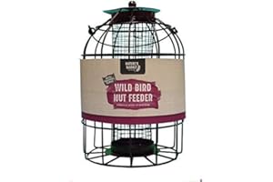 Homezone® NUT Bird Feeder with Cage Safe Guard Outdoor Cage Pest Guard for Garden