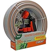 Claber 9053 Starter Garden-Set Hortum Başlangı&ccedil; Seti 20 Metre 9-13 Mm Hortum, &Ccedil;ok İşlevli Sulama