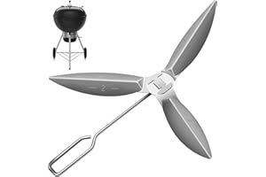 HAIOUUS 22-1/2-Inch One-Touch Cleaning System Kit, for Weber Charcoal Grill - Kettle Grills Replacement Parts and Used as Cleaner Can be Installed at The Internal Bottom of, Easy to Install and Durable.