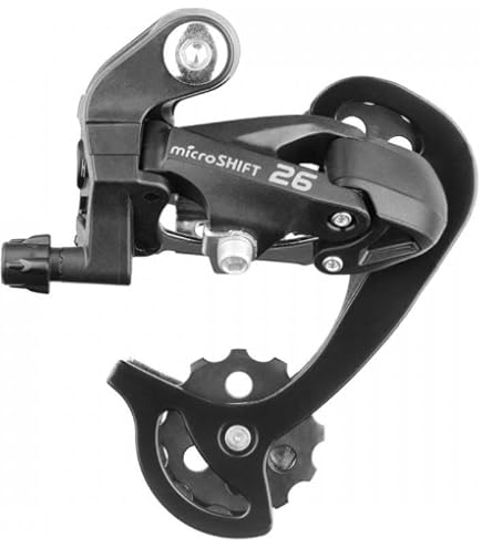 Ricambio Cambio Deragliatore Posteriore MicroShift M21 - 6/7 Velocità, Gabbia Corta, Colore Nero, Nuovo In Confezione Microshift Rd-m21ss Nero