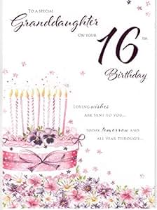 granddaughter 16th birthday card