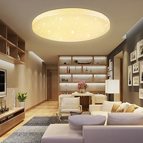 Vingo® LED Plafoniera / parete 50W Bianco caldo rotondo