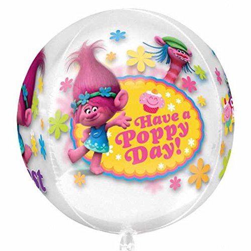 Amscan International 3465201 15 Zoll „Trolle klar Orbz Luftballons“ Ballon - 4