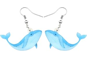 NEWEI Acrylic Ocean Killer Whale Shark Earrings Dangle Drop For Women Sea Animal Ornamets Jewelry Charm Gifts