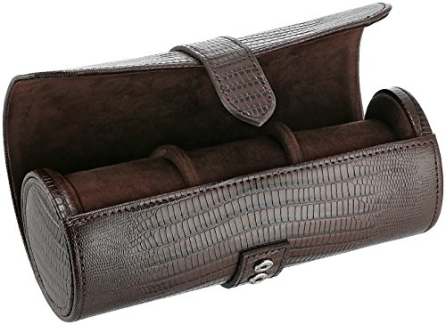 Wolf Blake Brown Watch Roll 305695