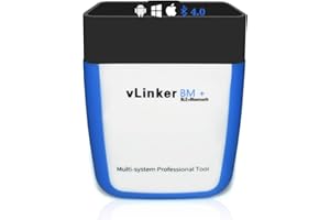‎VLINKER vLinker BM+ OBD2 Bluetooth Diagnose Scan Tool, OBDII Autoscanner für iOS, Android, und Windows - Gemacht für BimmerCode