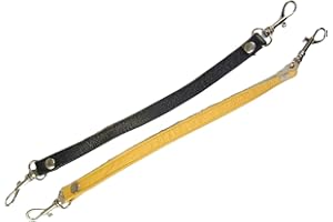 GB FALCONRY Falconry Leather Leash for Glove (Quick release & Attach) Yellow
