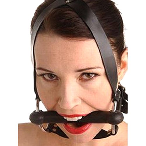 Preisvergleich Produktbild Bondage Ball Gag - Knebel Beißstange Schwarz Strict Leather