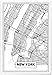 Produktbild Panorama® Poster Karte von New York 70 x 100 cm | Gedruckt auf qualitativ hochwertigem Poster | Poster Wohnzimmer | Bilder Schlafzimmer | Dekoration für das Zuhause | Poster Vintage Stadt