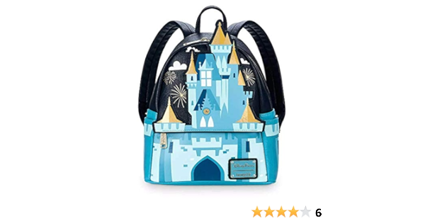 cinderella castle loungefly backpack