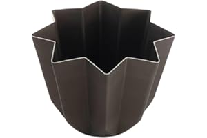 OPIROS Teglia Alluminio Antiaderente Per Dolci Natale Pasqua Compleanni Festività (Forma Pandoro)