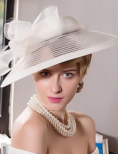 BMJQS Feather Headpiece-Wedding Special Occasion Casual Outdoor Fascinators Hats 1 Piece , ivory