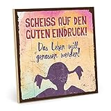 shabby bilderrahmen set Shabby chic retro vintage nostalgie deko Holzdeko-Schild, Wandschild, Türschild, Holztafel, Holzbild im used-look aus MDF-Holz mit Zitat als Geschenk und Dekoration. Liebevoll von Hand in Kleinstserie gefertigt (made in Germany - by Type-Stoff)