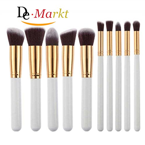 Demarkt Make-up Pinselset, 10er Pack