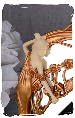 MÄRCHENHAFTER SPIEGEL JUGENDSTIL DAME EINMALIG - 2