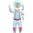 MXoSUM Inflatable Astronaut Costume for Adults Funny Halloween Costume Space Blow-up Costume Fancy Dress