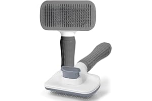 GNCPETS Brosse Gris Pour Chiens & Chats, Brosses Pour Animaux de Compagnie à Cheveux Longs et Courts, Convient Pour L'épilation des Animaux Grands, Moyens et Petits, Attrape les poils d'Animaux En Un Clic