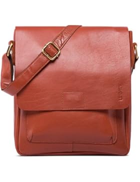 LEABAGS Ely Umhängetasche aus echtem Büffel-Leder im Vintage Look