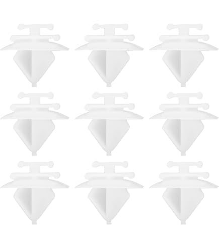 VVO Fasteners- Clip Grigie in Plastica. Per Fissaggio paraurti posteriore e modanatura. Compatibile con Nissan Qashqai, (5 pezzi