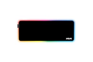 Noua Matrix 800 Tappetino Mouse Gaming RGB RAINBOW XXL 800 * 300 * 4 mm 14 Effetti Luce Mousepad Extra Grande Esteso Superficie Resistente all’Acqua con Base in Gomma Antiscivolo