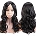 S-noilite® Womens Sexy Long Wig Fancy Dress Full Hair Wigs Costume Party Hen Night Club (Curly-19inches, Black)