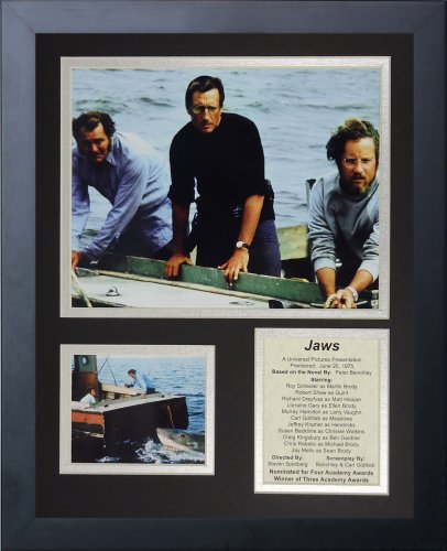 Legends Never Die Jaws Framed Photo Collage, 11 by 14-Inch