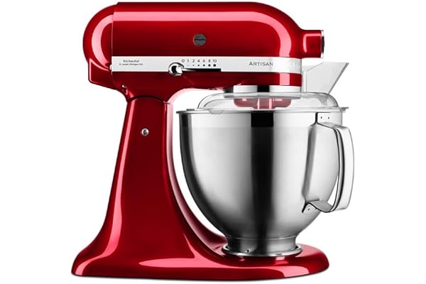 KitchenAid Artisan Series 5Ksm150Psdca 300 - Watts Tilt Head Stand Mixer 4.8 liter - Candy Apple, HEPA Filter