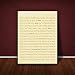 Feel Good Art A2 Modern Gallery Wrapped Typographic Thick Box Canvas (24 x 16-Inch, Cream, Desiderata Design)