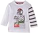 3Pommes Baby-Boys Long Sleeve Polo Shirt, White, 3-6 Months (Manufacturer Size:6 Months)