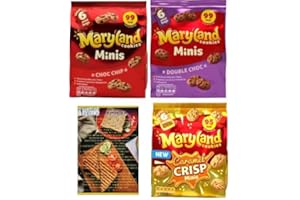 KITCHEN FELLA Maryland Mini Biscuit Bundle, Caramel Crisp, Chocolate and Double Chocolate with Kitchenfella 'Top 10 Movie Treats'
