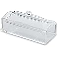 Orchid Acrylic Cutlery Holder Box, Cutlery Storage Organizer, Cutlery Holder with Cover, Utensils Organizer For Countertop, Kitchen Organizer, Kitchen Accessories (DTC-DS32C)