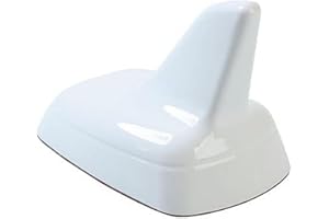 SHENGANG Antenna Auto Pinna di Squalo per Audi Q3 Q5 Sq5 Q7 A1 A3 A4 A4l A5 A6 A6l A7 A8 S5 S6 S7, FM/AM Antenna Radio Auto Segnale Radio, Antenne Tetto Accessori Auto,White