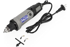 DSYOGX Elektrisk 400 W 6 hastigheter rak slipmaskin, 5 000–2 8 000 varv/min, slipmaskin för snidning, skärning, polering
