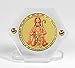 Eknoor Car Dashboard Idol- Goldplated Hexa- Hanuman ji with japa mala (prayer beads) RS.300.00