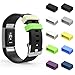 Produktbild MoKo Fitbit Charge 2 Fasteners Ring, 10 farbige Ersatz Silikon Befestigungselemente Verschlusssicherung Verbindungselement für Charge 2 Zur Herzfrequenz und Fitnessaufzeichnung, Mehrfarbig B