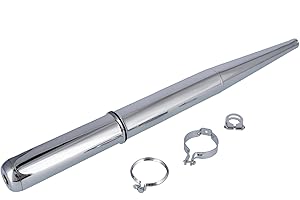 MZA Auspuff Ø28 mm komplett, chrom - Simson KR51/2 Schwalbe