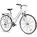 Produktbild CHRISSON 28" Zoll Luxus ALU City Bike TREKKINGRAD DAMENFAHRRAD INTOURI Lady mit 24G Shimano Weiss matt