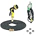 Produktbild PLUSINNO Flexibler Dehnbar Gartenschlauch Wasserschlauch Set (15.24m, schwarz&blau)