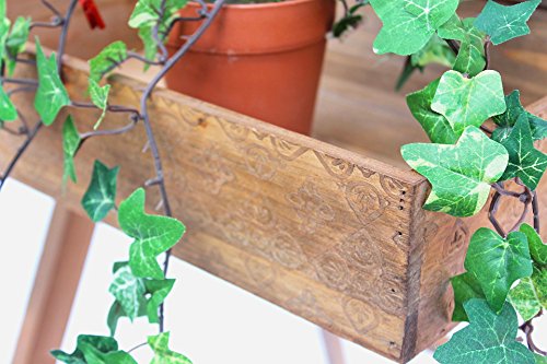 DanDiBo Blumentreppe Fiora aus Holz 90 cm Blumenständer Pflanzentreppe Blumenregal Regal - 4