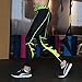 Produktbild UrChoiceLtd® 2017 GYM QX Herren Laufen Sports Hosen Herren Kompression Tragen Sie Workout Kleider schnell Trocken atmungsaktiv Gemütlich Leggings Basis Elite Fitness Thermal Wow (L, Grüne)