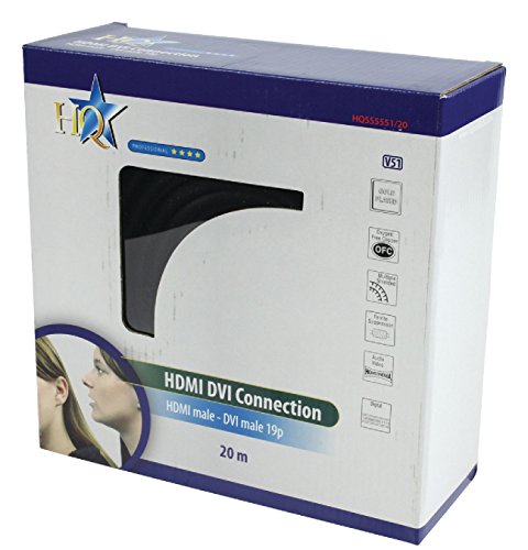 HQ Premium Anschlusskabel (HDMI auf DVI) 20 m - 4