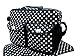 Black 3pcs Baby Diaper Nappy Changing Bag Set E:Polka Dot