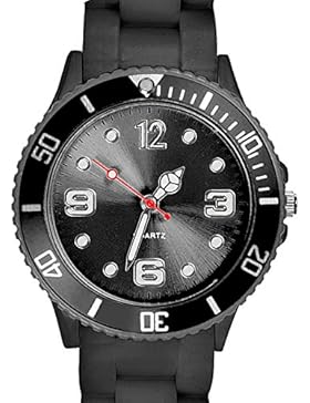 Taffstyle Farbige Sportuhr Armbanduhr Silikon Sport Watch Damen Herren Kinder Analog Quarz Uhr